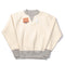 Cushman Lot. 26314 Set-In-Sleeve Two Tone Sweatshirt Cream/Grey-Sweatshirt-Clutch Cafe