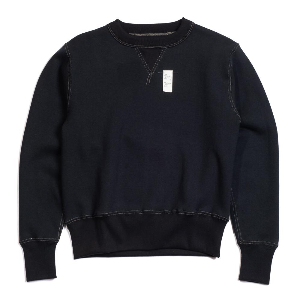 Cushman Lot. 26901 Set-In Sleeve Sweatshirt Black-Sweatshirt-Clutch Cafe