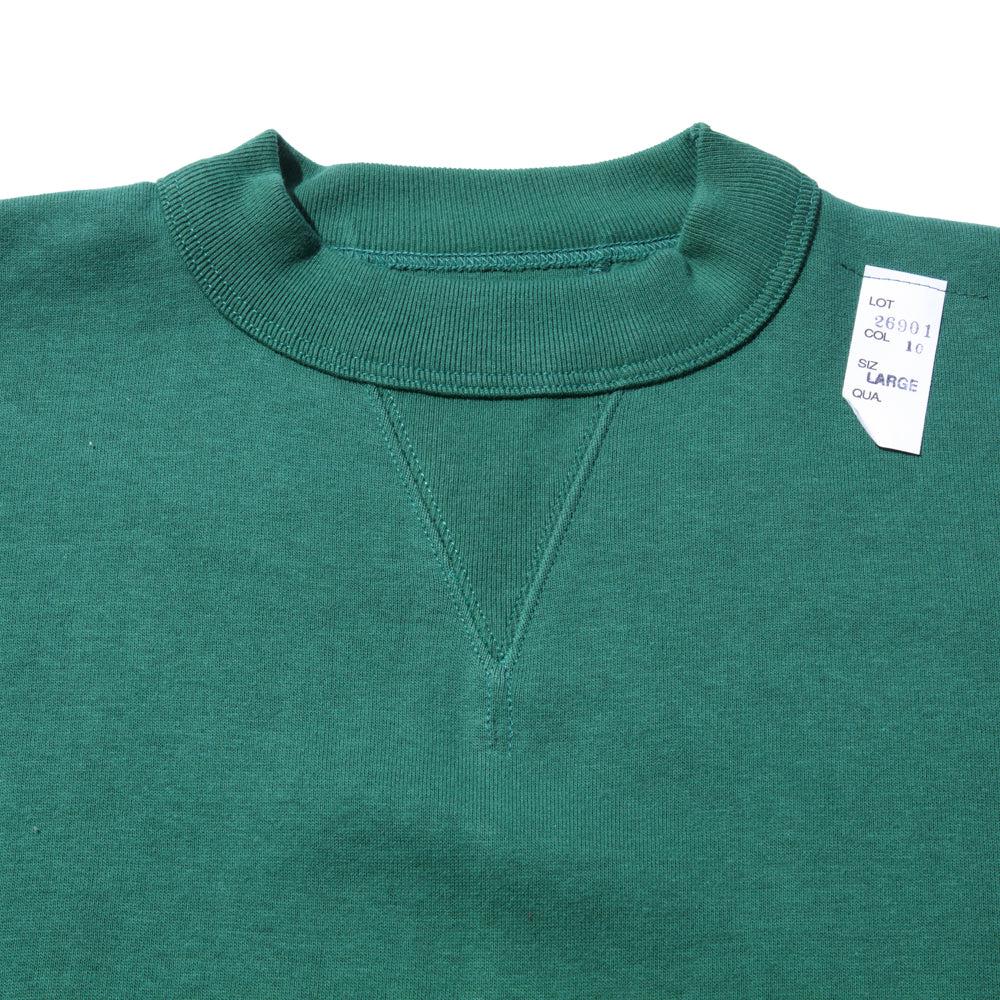 Cushman Lot. 26901 Set-In Sleeve Sweatshirt Green-Sweatshirt-Clutch Cafe
