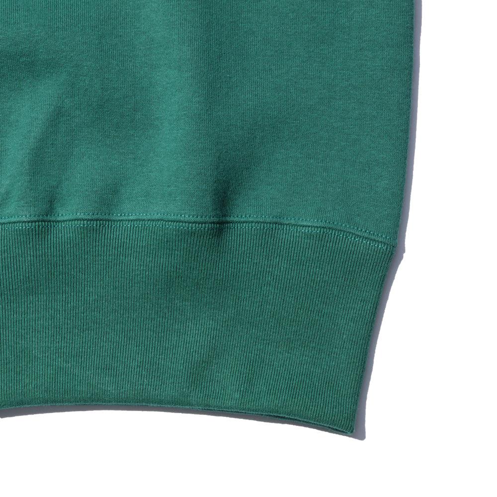 Cushman Lot. 26901 Set-In Sleeve Sweatshirt Green-Sweatshirt-Clutch Cafe