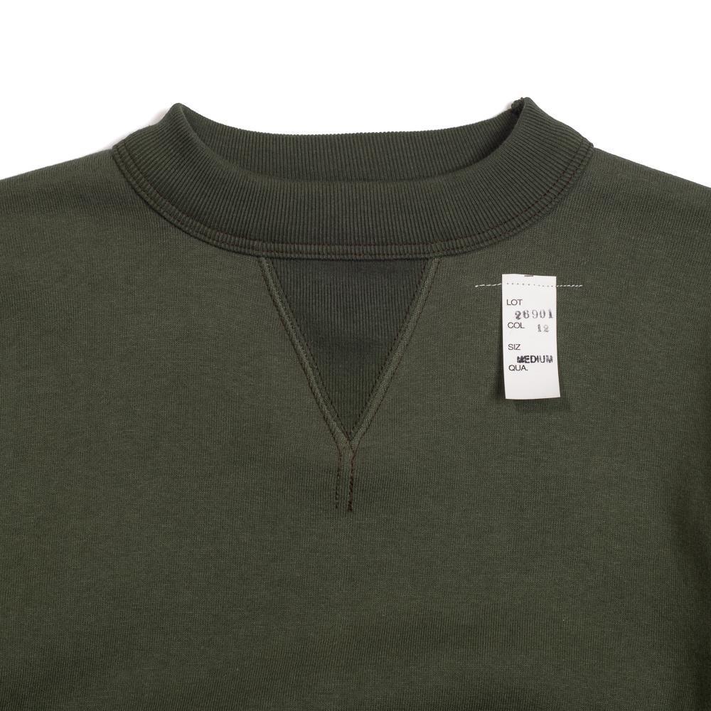Cushman Lot. 26901 Set-In Sleeve Sweatshirt Olive-Sweatshirt-Clutch Cafe