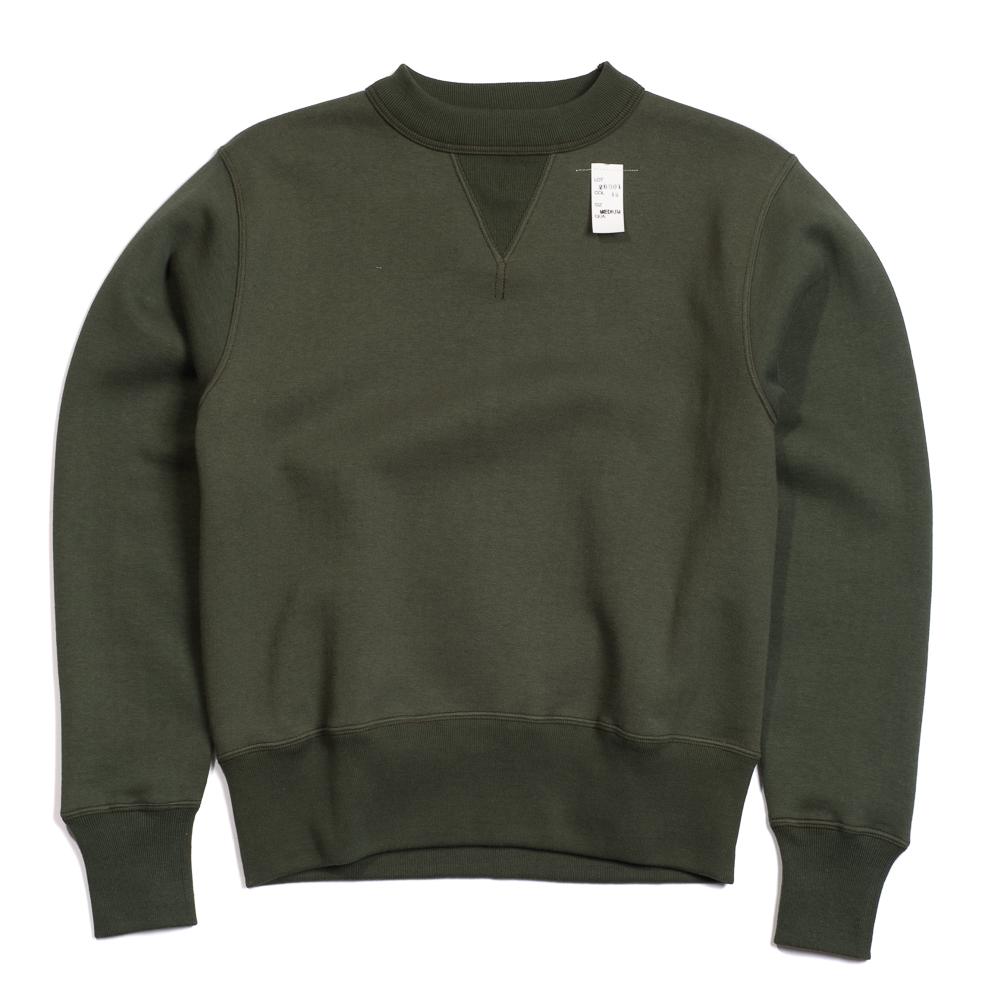 Cushman Lot. 26901 Set-In Sleeve Sweatshirt Olive-Sweatshirt-Clutch Cafe