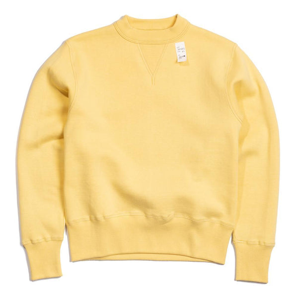 Cushman Lot. 26901 Set-In Sleeve Sweatshirt Yellow-Sweatshirt-Clutch Cafe