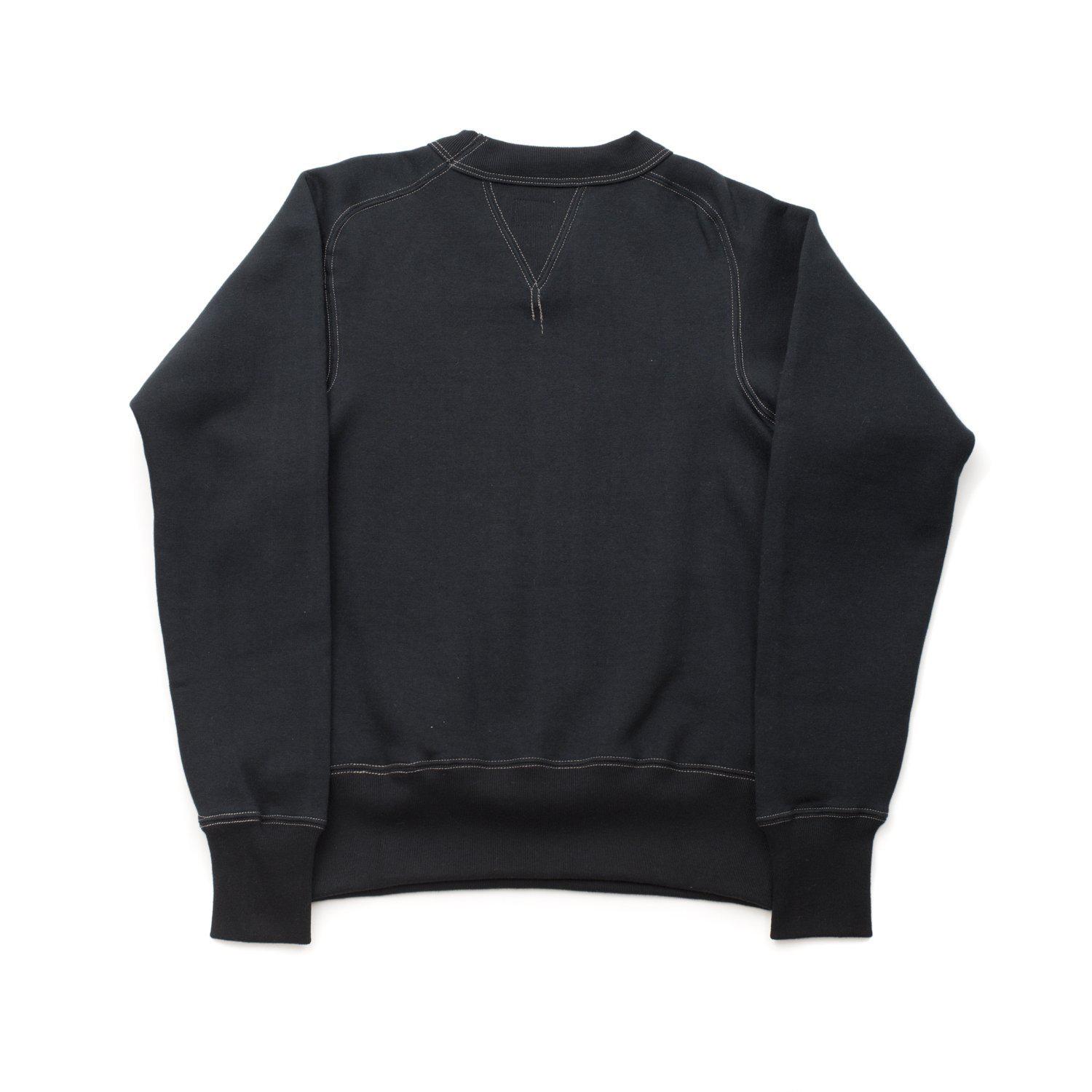 Cushman Lot. 26903 Freedom Sleeve Sweatshirt Black Clutch Cafe London