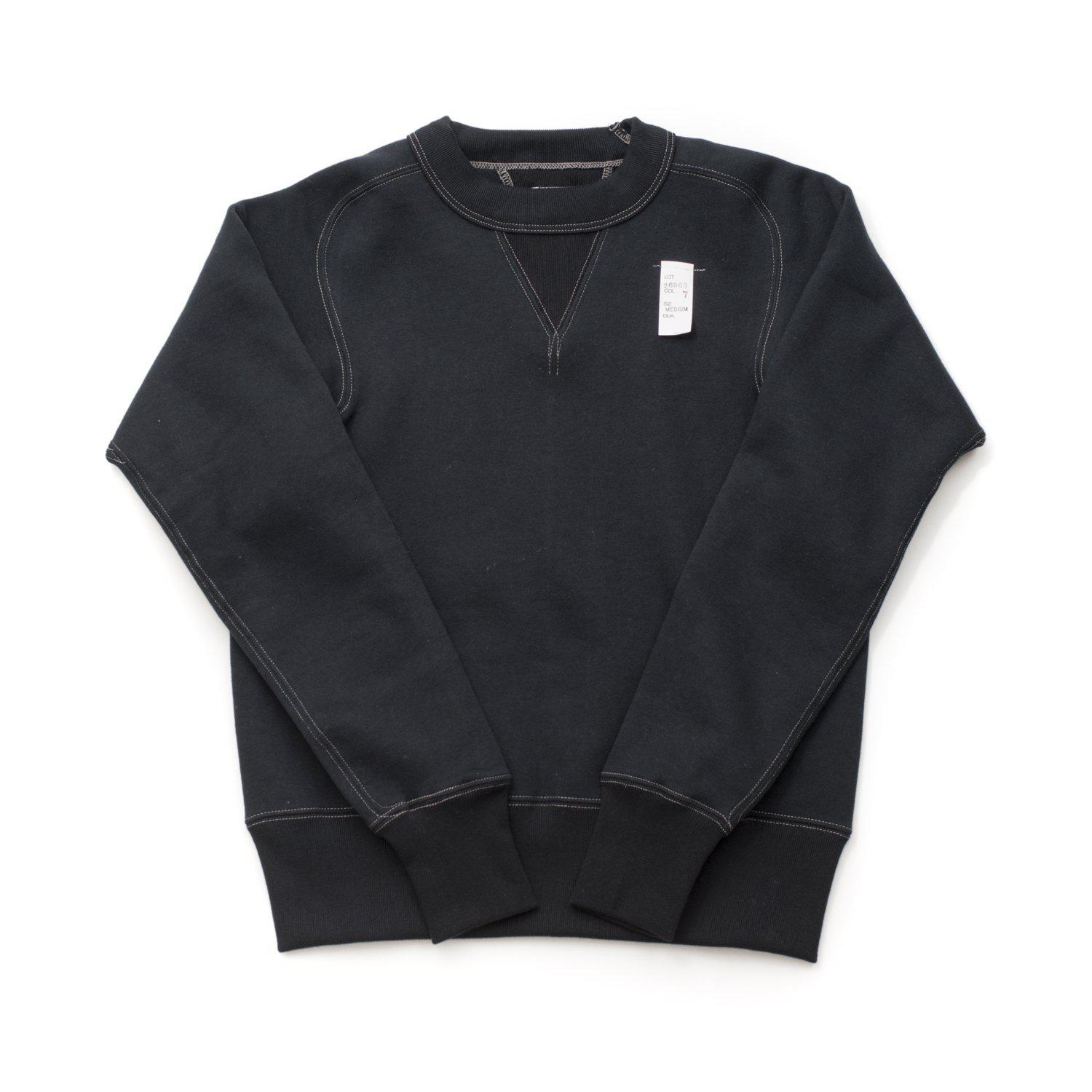 Cushman Lot. 26903 Freedom Sleeve Sweatshirt Black Clutch Cafe London