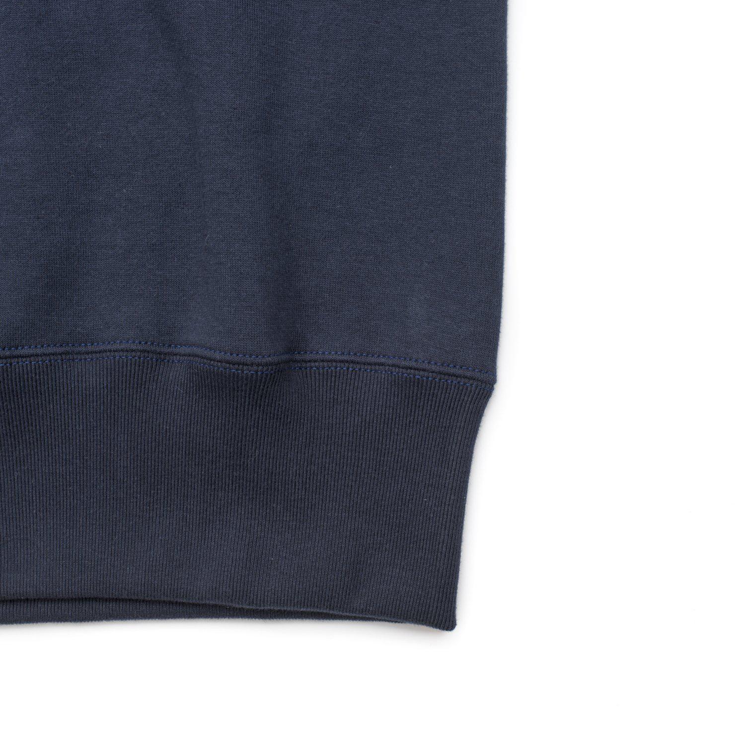 Cushman Lot. 26903 Freedom Sleeve Sweatshirt Navy Clutch Cafe London