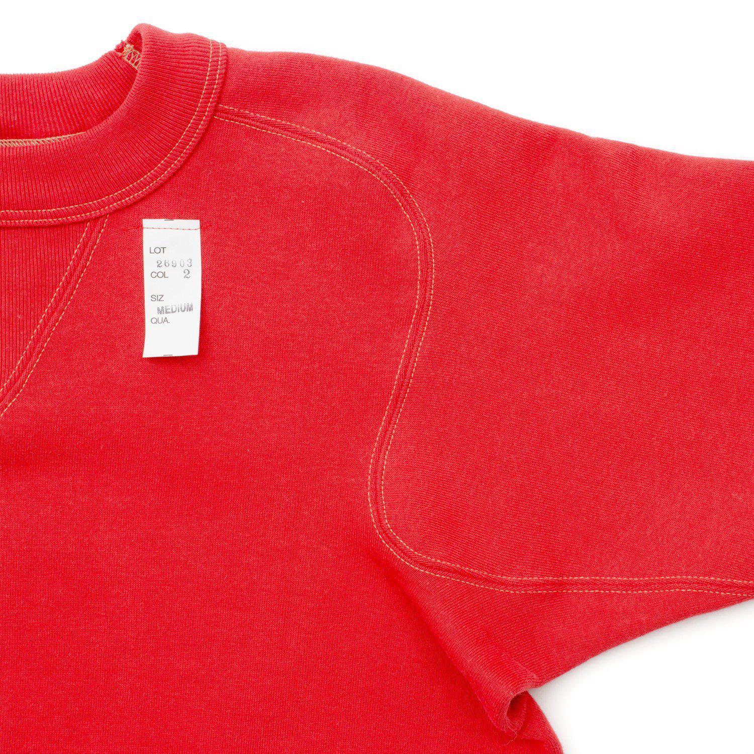 Cushman Lot. 26903 Freedom Sleeve Sweatshirt Red Clutch Cafe London