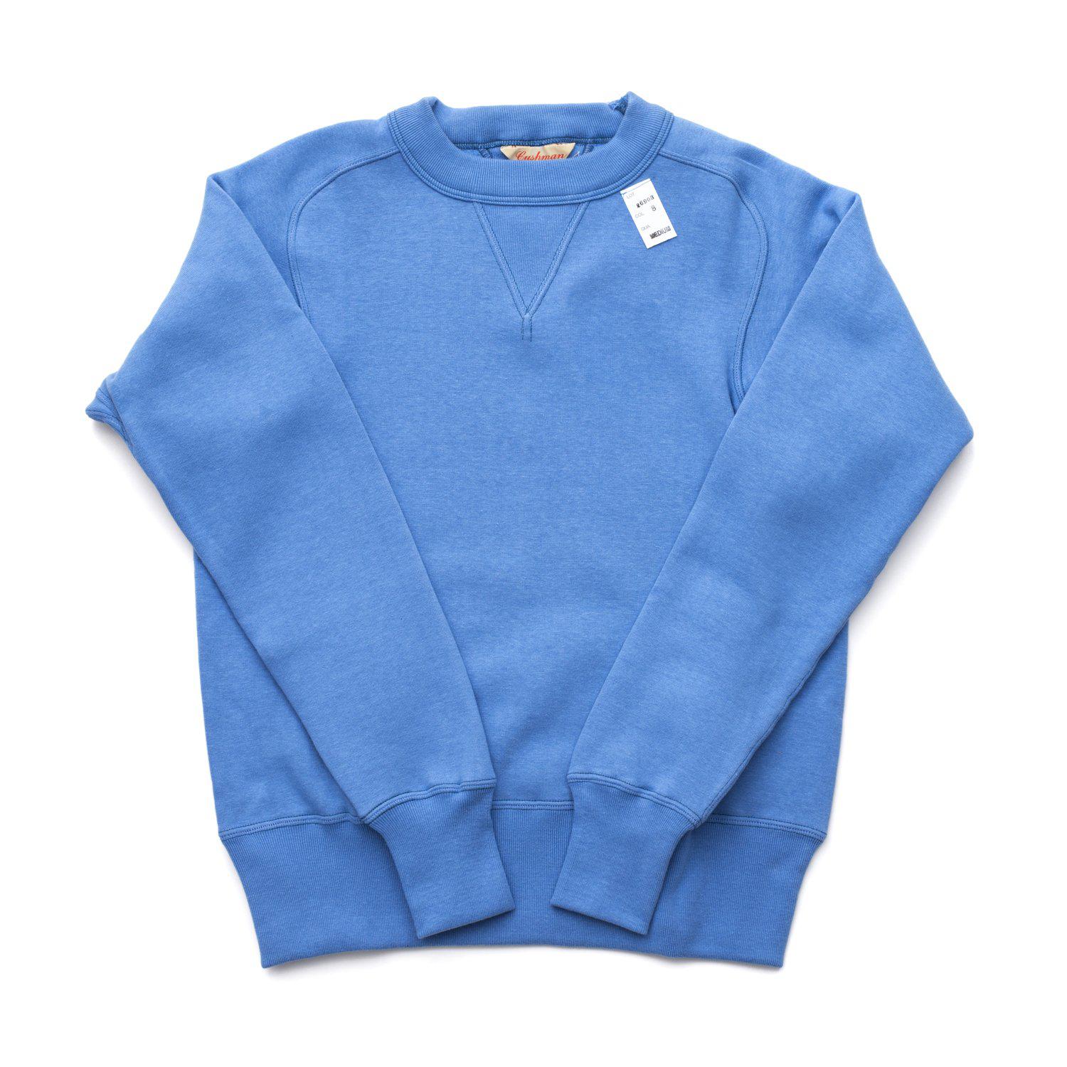 Cushman Lot. 26903 Freedom Sleeve Sweatshirt Sax Clutch Cafe London