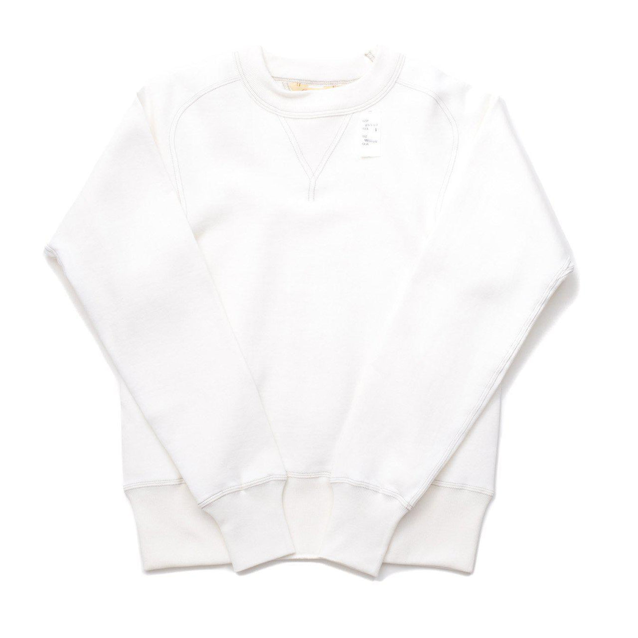 Cushman Lot. 29603 Freedom Sleeve Sweatshirt White Clutch Cafe London