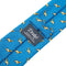 Drake's Wool Basset Hound Print Tie Blue-Tie-Clutch Cafe