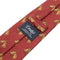 Drake's Wool, Silk & Cashmere Red Horse Print Tie-Tie-Clutch Cafe