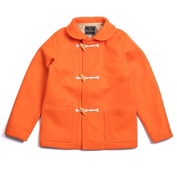 Dry Bones Shawl Collar Duffle Coat Orange-Jacket-Clutch Cafe