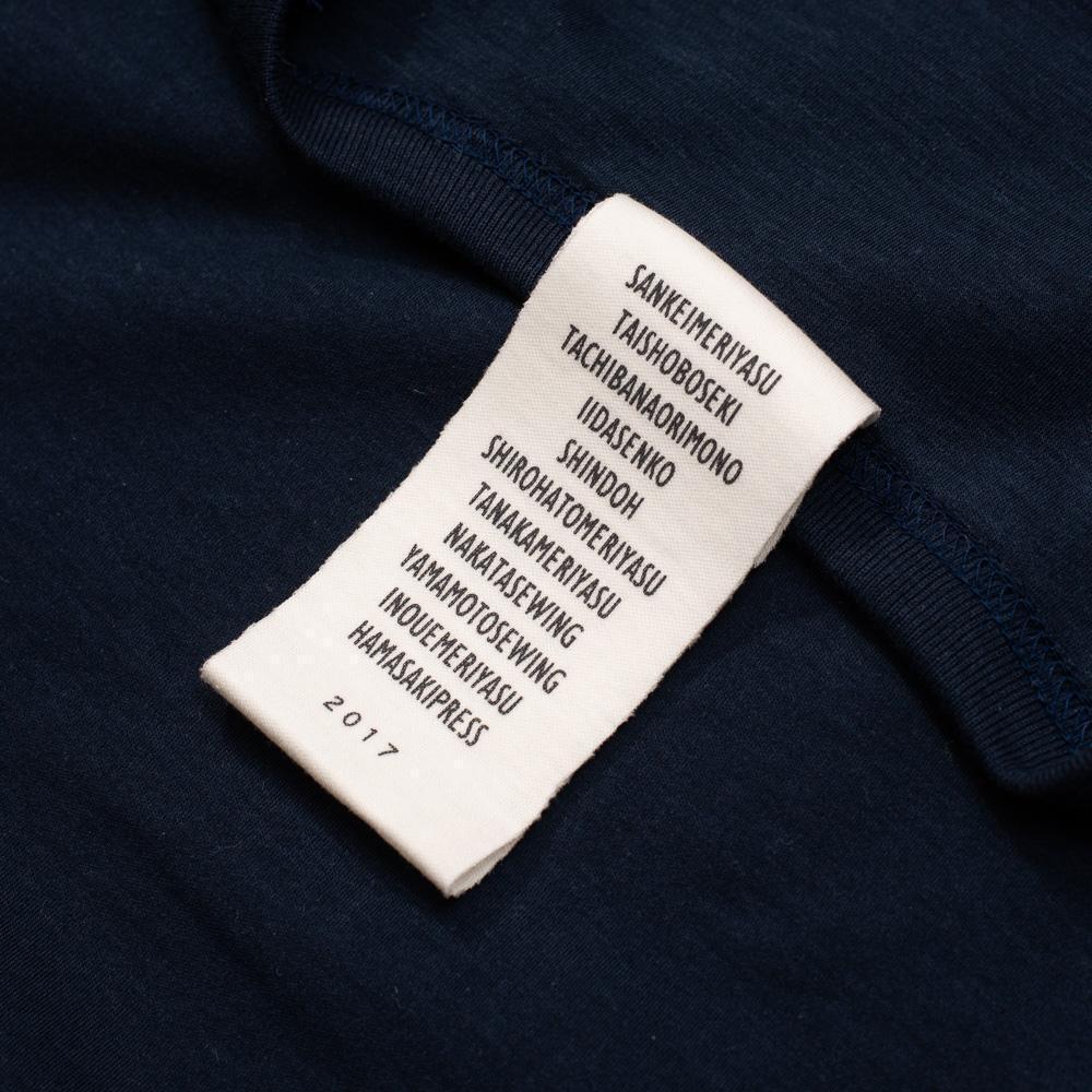 Eiji Long Sleeve Tee Navy-T-shirt-Clutch Cafe