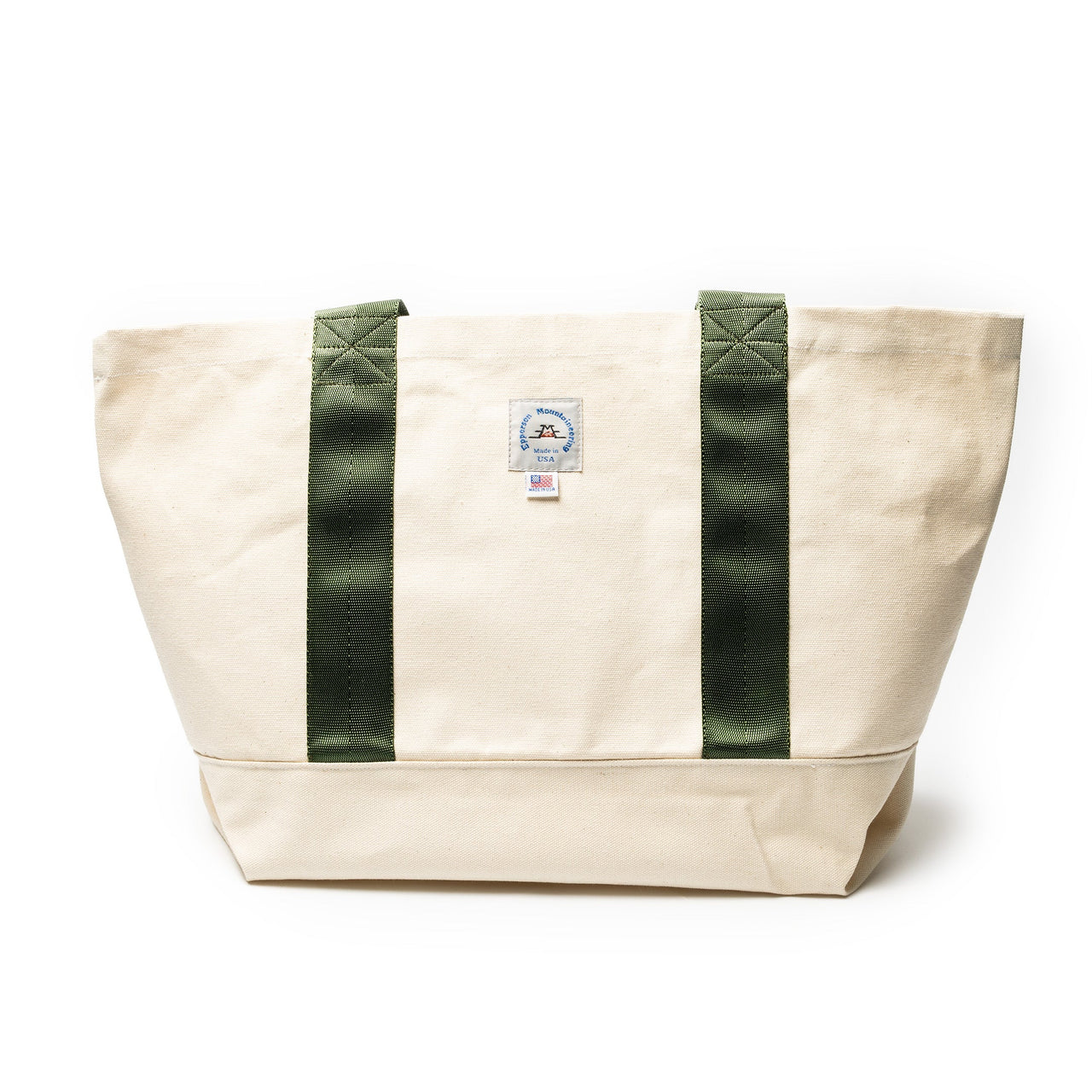 Epperson Mountaineering Canvas Tote Bag Medium W/Vintage Webbing Natural-Tote Bag-Clutch Cafe