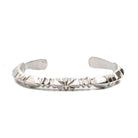 First Arrows Butterfly Sand Cast Plain Bangle BR-284-Jewellery-Clutch Cafe