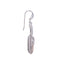 First Arrow's Feather Charm Earrings O-203-Earring-Clutch Cafe