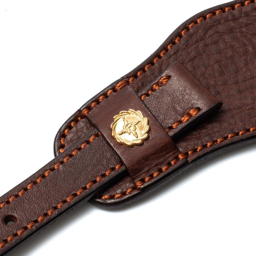 First Arrow's K18 Watch Belt Brown Leather-Watch Strap-Clutch Cafe