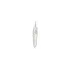 First Arrows Kazekiri Silver Feather Pendant M P-557-Jewellery-Clutch Cafe
