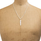 First Arrows Kazekiri Silver Feather Pendant M P-557-Jewellery-Clutch Cafe