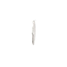 First Arrows Kazekiri Silver Feather Pendant M P-557-Jewellery-Clutch Cafe