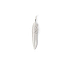 First Arrows Kazekiri Silver Feather Pendant P-428-Jewellery-Clutch Cafe