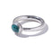 First Arrow's Loop Ring w/Turquoise (R-030)-Jewellery-Clutch Cafe