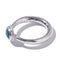 First Arrow's Loop Ring w/Turquoise (R-030)-Jewellery-Clutch Cafe