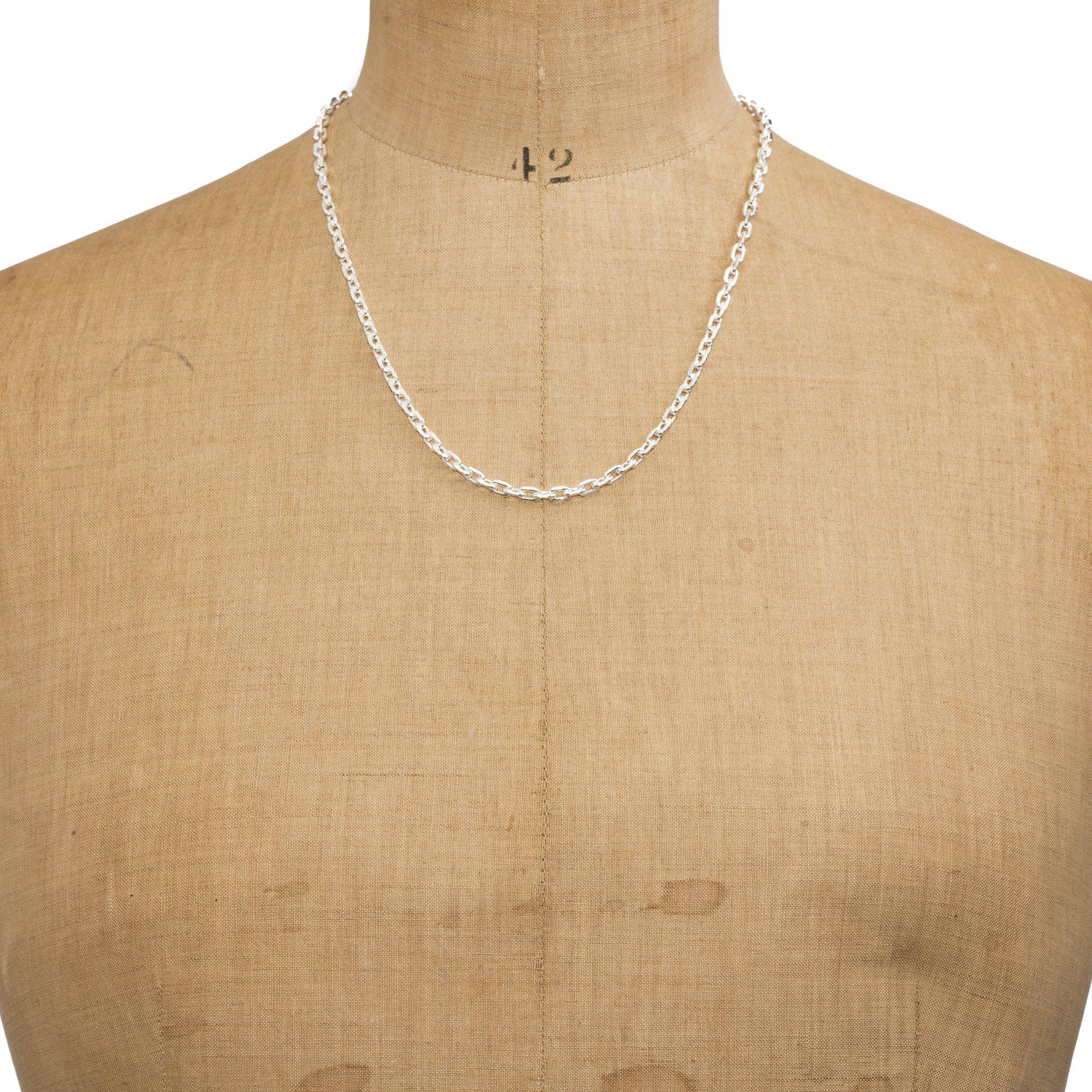 First Arrows Silver Bar Chain 062T-Jewellery-Clutch Cafe