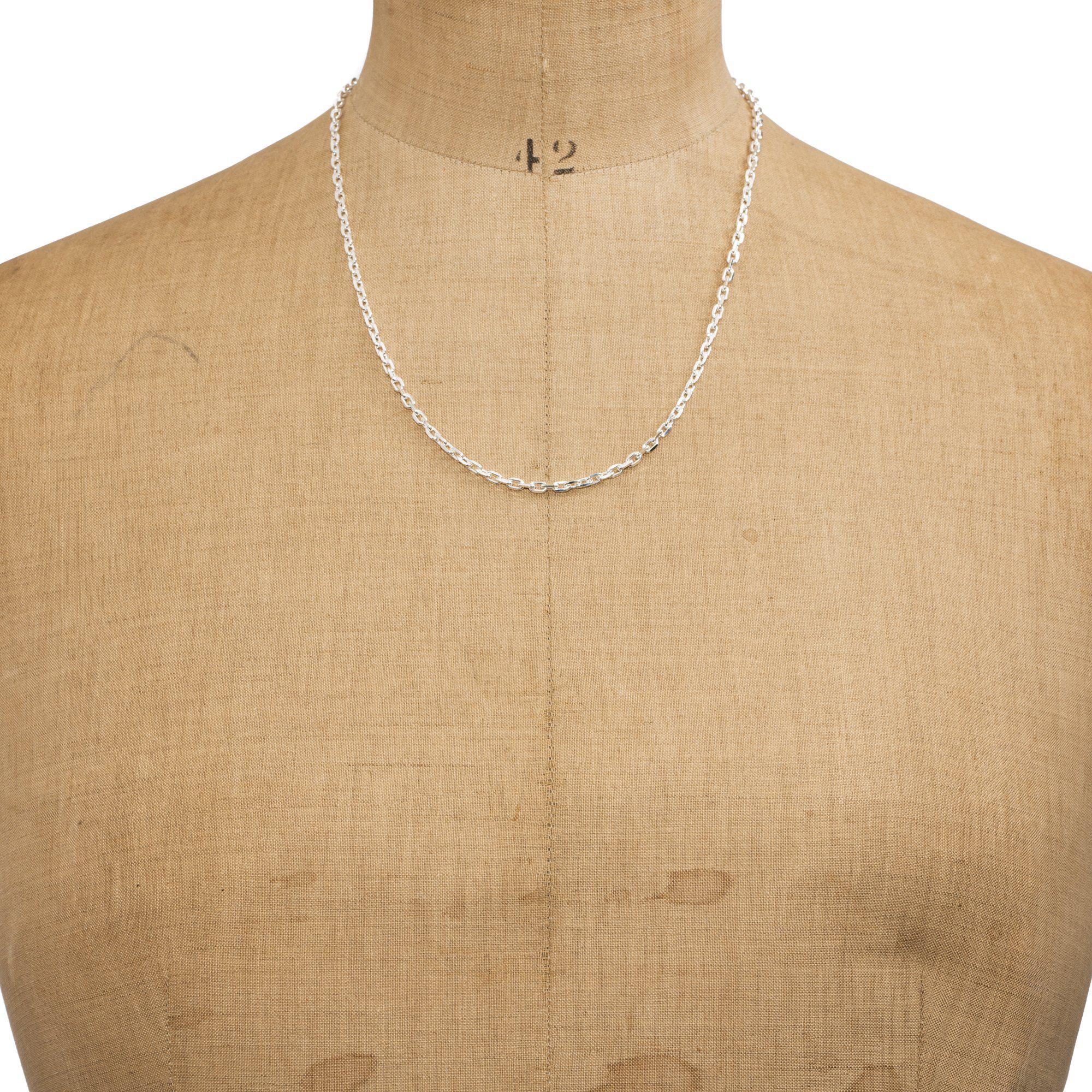 First Arrows Silver Bar Chain 063T-Jewellery-Clutch Cafe