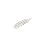 First Arrows Silver Feather Pendant Large P-001-Jewellery-Clutch Cafe