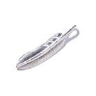 First Arrow's Silver Feather Pendant M P-519-Pendant-Clutch Cafe