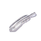 First Arrow's Silver Feather Pendant M P-519-Pendant-Clutch Cafe
