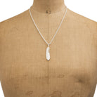 First Arrows Silver Feather Pendant M P-519-Jewellery-Clutch Cafe
