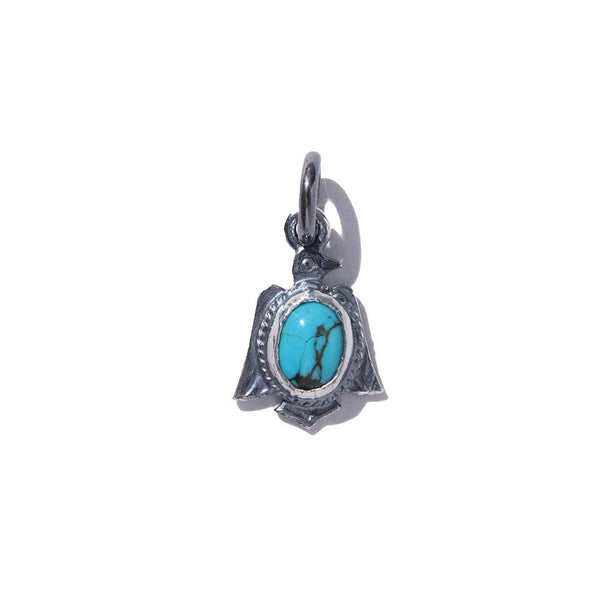 First Arrow's Thunderbird Pendant w/Turquoise (P-445)-Jewellery-Clutch Cafe