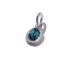 First Arrow's Turquoise Head Feather (P-297)-Jewellery-Clutch Cafe