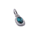 First Arrow's Turquoise Head Feather (P-297)-Jewellery-Clutch Cafe