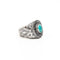 First Arrows VFSW stamp ring with turquoise R-132-Jewellery-Clutch Cafe