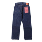 Full Count 0105W New Loose Straight Jean 13.7oz (One Wash)-Jeans-Clutch Cafe-selvage denim-selfedge denim