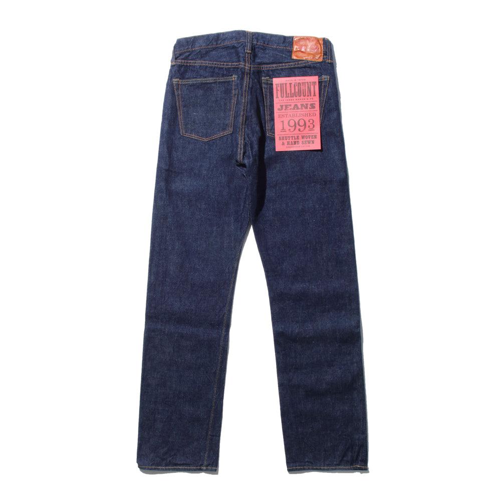 Full Count 1108W New Straight Jean 13.7oz (One Wash)-Jeans-Clutch Cafe-selvage denim-selfedge denim