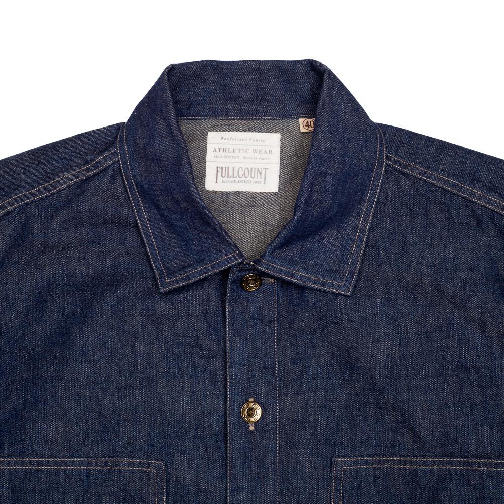 Full Count US Army Pullover Shirt Denim-shirt-Clutch Cafe