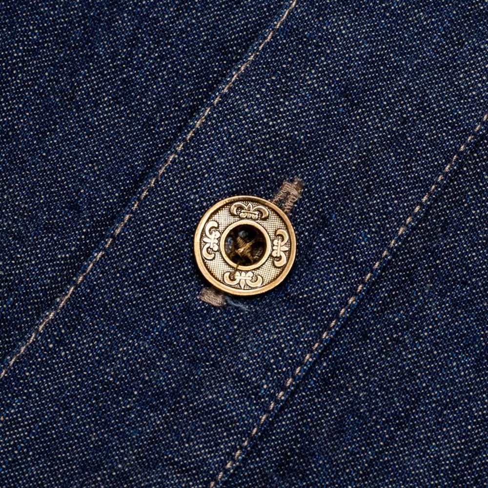 Full Count US Army Pullover Shirt Denim-shirt-Clutch Cafe