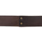 Glad Hand Double Ring Belt Brown Leather-Belt-Clutch Cafe