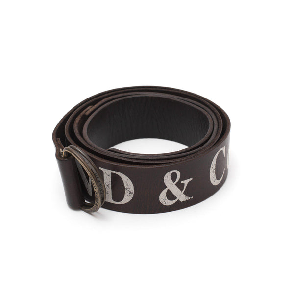 Leather Belt Black - Handcrafted in Spain - Café Leather