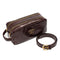 Glad Hand x Porter Yoshida Double Zip Body Bag Crocodile Brown-Accessory-Clutch Cafe