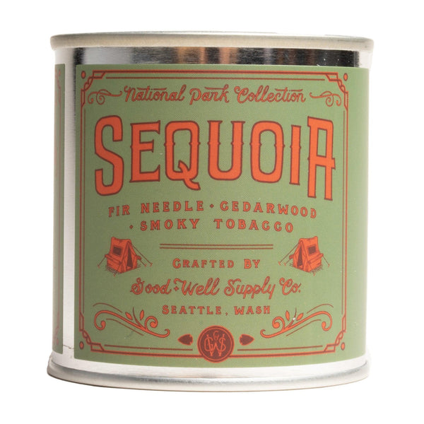 Good & Well Supply Co National Park Soy Candle 'Sequoia'-Candles-Clutch Cafe