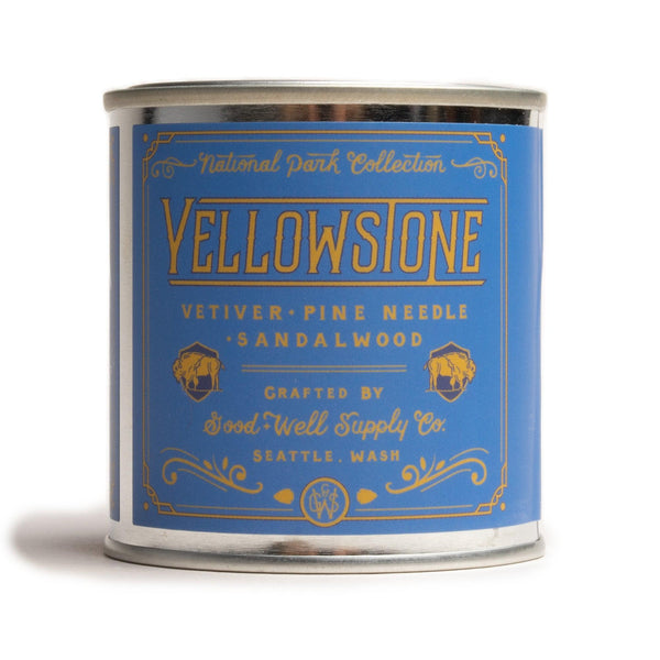 Good & Well Supply Co National Park Soy Candle 'Yellowstone'-Candles-Clutch Cafe