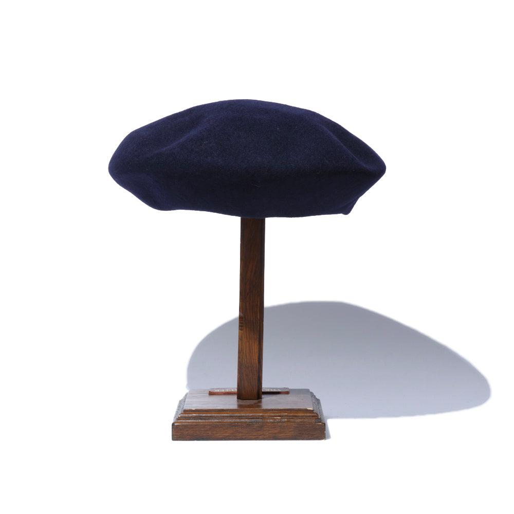 H.W. Dog Beret Navy-Beret-Clutch Cafe
