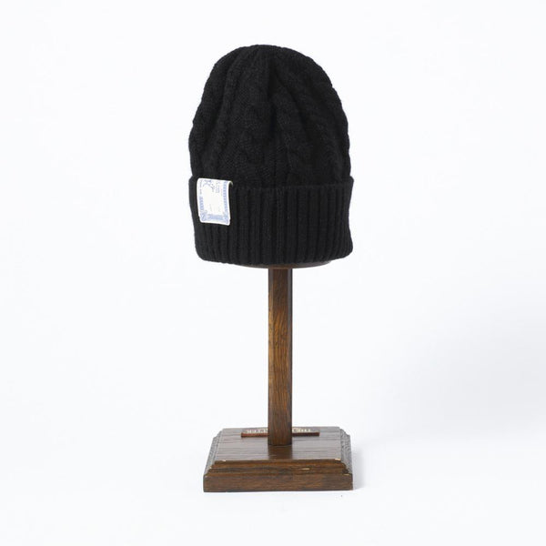 THE H.W.DOGu0026CO FISHERMAN KNITCAP BLACK-