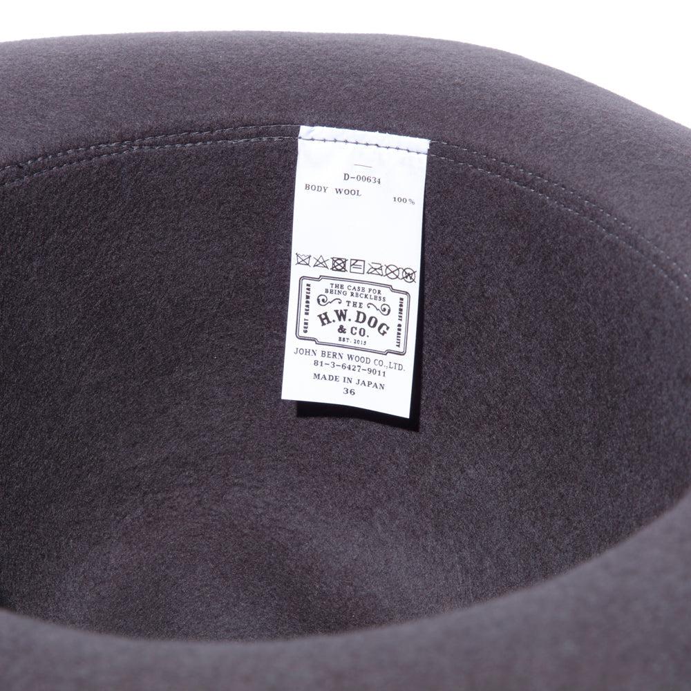 THE H.W. DOG & CO TRAVELERS HAT 40 グレー H.W. Dog Travellers Hat Grey – Clutch Cafe