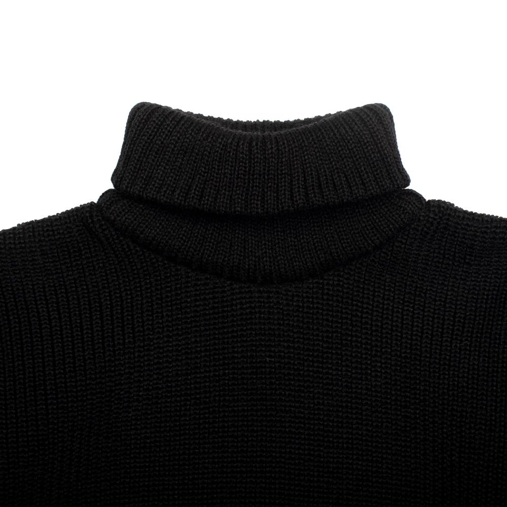 Heimat U-Boat Roll Neck Schwarz-Sweater-Clutch Cafe